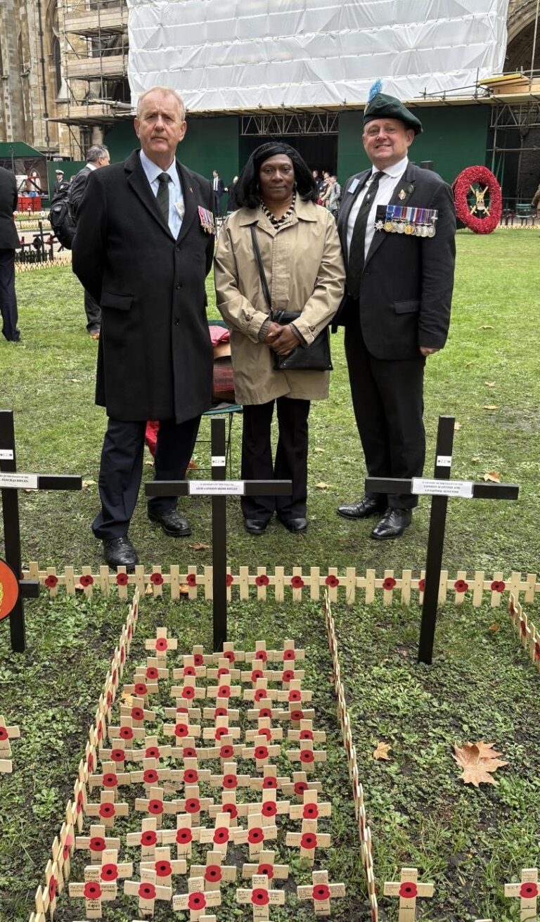 Field of Remembrance, November 2024 London Irish Rifles Association