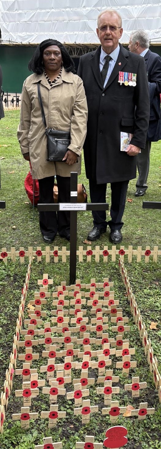 Field of Remembrance, November 2024 London Irish Rifles Association